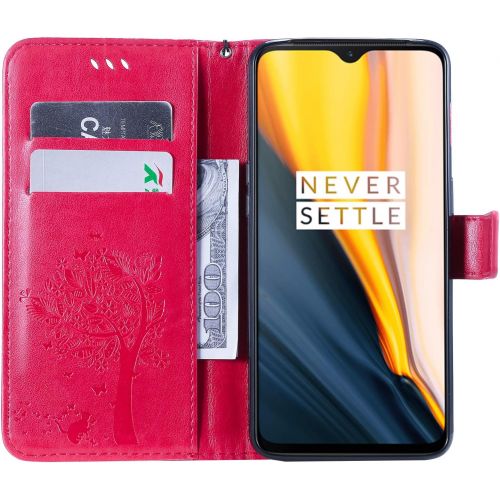  Miagon fuer iPhone XR Geldboerse Wallet Case,PU Leder Baum Katze Schmetterling Flip Cover Klapphuelle Tasche Schutzhuelle mit Magnet Handschlaufe Strap