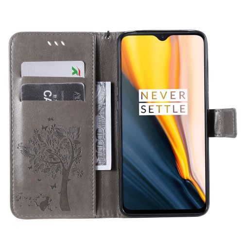  Miagon fuer Huawei P30 Lite Geldboerse Wallet Case,PU Leder Baum Katze Schmetterling Flip Cover Klapphuelle Tasche Schutzhuelle mit Magnet Handschlaufe Strap