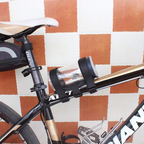  Miaomiao Portable Bike Speaker Mount, Adjustable Speaker Strap, Universal Bicycle Handlebar Soundbar Holder，Anti Skid and Shockproof Speaker Belt，for OontZ Angle 3 /JBL Speakers/Water Bottl