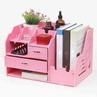 Miaomiao X&Y Desktop Office Files Rack File Shelf Desktop Storage Box With Drawers Cosmetic Box