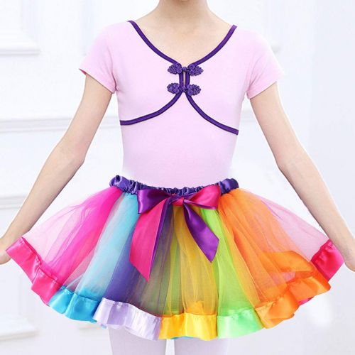  Miayon Butterfly Wings Costume for Girls, 4pcs Fairy Princess Dress Up Costume Accessories for Cosplay Party Theme Party (Rainbow)