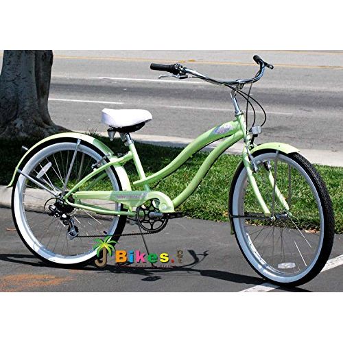  Micargi Rover 7-Speed 26 Womens Beach Cruiser Bicycle, Steel Frame