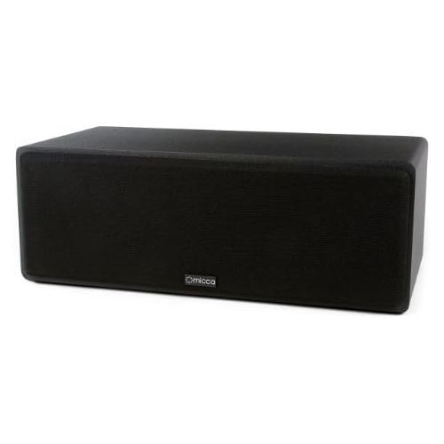  [아마존베스트]Micca MB42X-C Center Channel Speaker With Dual 4-Inch Carbon Fiber Woofer and Silk Dome Tweeter (Black, Each)