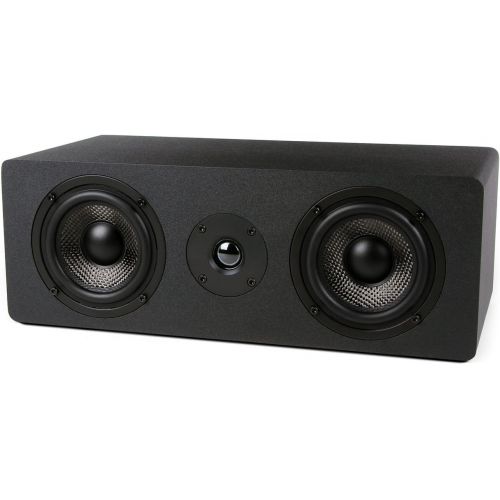  [아마존베스트]Micca MB42X-C Center Channel Speaker With Dual 4-Inch Carbon Fiber Woofer and Silk Dome Tweeter (Black, Each)