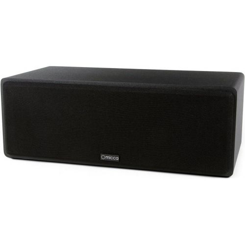  [아마존베스트]Micca MB42X-C Center Channel Speaker With Dual 4-Inch Carbon Fiber Woofer and Silk Dome Tweeter (Black, Each)