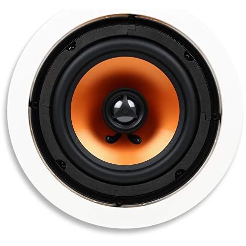  [아마존베스트]Micca M-6C 6.5 Inch 2-Way In-Ceiling In-Wall Speaker with Pivoting 1 Silk Dome Tweeter (Each, White)