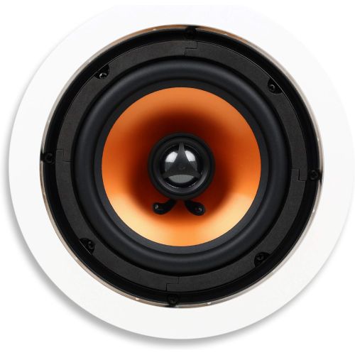  [아마존베스트]Micca M-6C 6.5 Inch 2-Way In-Ceiling In-Wall Speaker with Pivoting 1 Silk Dome Tweeter (Each, White)