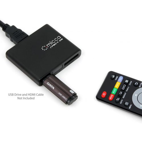  [아마존베스트]Micca Speck G2 1080p Full-HD Ultra Portable Digital Media Player for USB Drives and SD/SDHC Cards