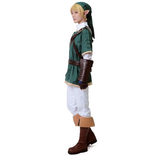  Miccostumes miccostumes Mens Link Cosplay Costume Green