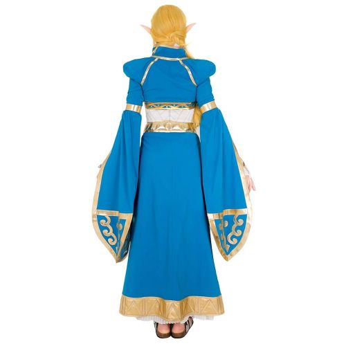  Miccostumes miccostumes Womens Princess Link Cosplay Costume Blue Outfit with Accessories