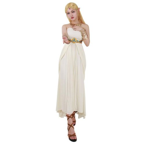  Miccostumes Womens Wild Breath Princess Chiffon Cosplay Costume Wedding Dress