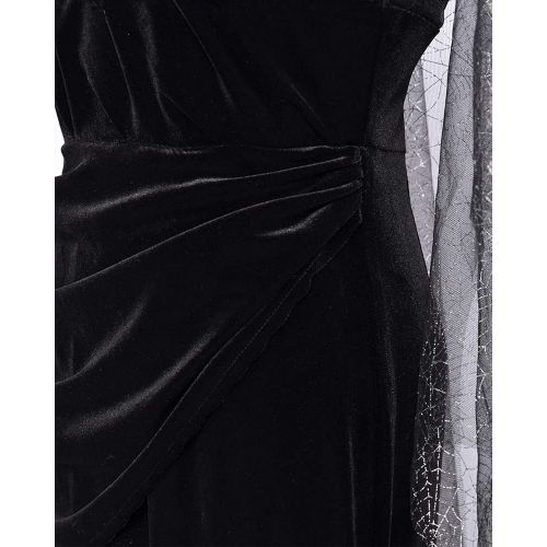  할로윈 용품miccostumes Womens Mavis Dracula Halloween Costume Black Wedding Dress