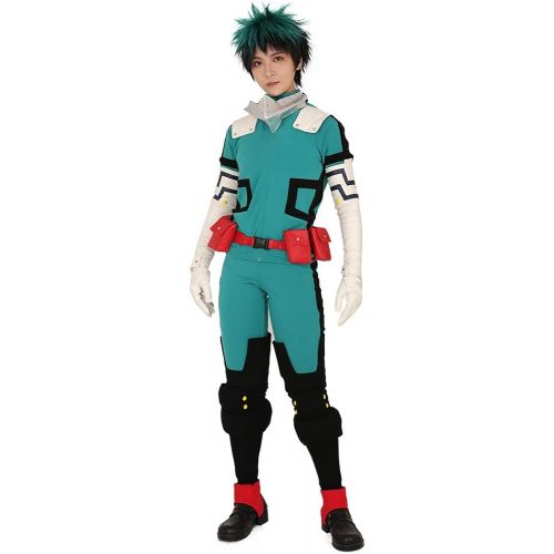  할로윈 용품miccostumes Mens Midoriya Izuku Deku Cosplay Costume Fighting Suit