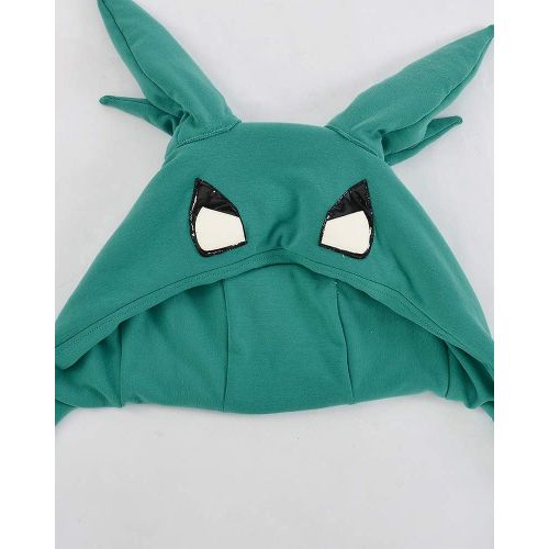  할로윈 용품miccostumes Womens Midoriya Izuku Deku Cosplay Costume Sportswear with Plush Hat Moving Ears