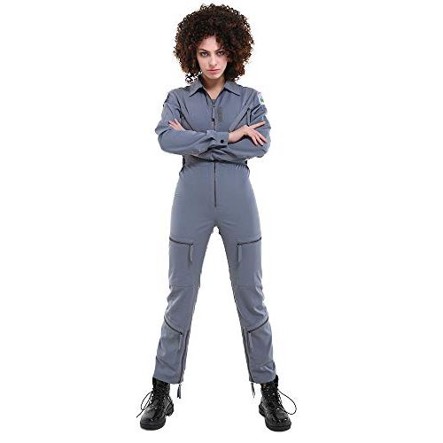  할로윈 용품miccostumes Womens Ellen Ripley Cosplay Costume Nostromo Jumpsuit Flight Suit for Halloween