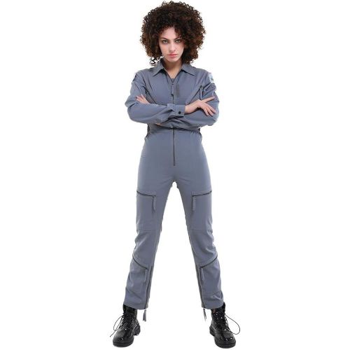  할로윈 용품miccostumes Womens Ellen Ripley Cosplay Costume Nostromo Jumpsuit Flight Suit for Halloween