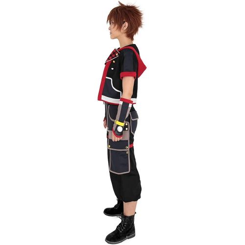  할로윈 용품miccostumes Mens Sora Cosplay Costume Halloween Outfit Jacket Pants Belt