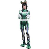 Miccostumes Womens Froppy Tsuyu Asui Cosplay Costume Battle Suit 3D Printed Bodysuit