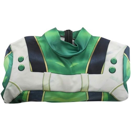  할로윈 용품Miccostumes Womens Froppy Tsuyu Asui Cosplay Costume Battle Suit 3D Printed Bodysuit