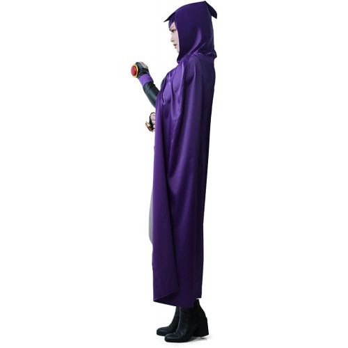  할로윈 용품miccostumes Womens Rachel Purple Cloak Black Jumpsuit Cosplay Costume