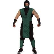 할로윈 용품miccostumes Mens Reptile Cosplay Halloween Costume Green Suit