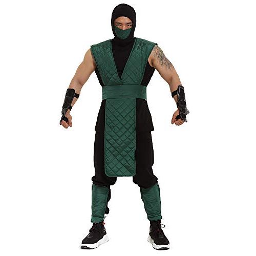  할로윈 용품miccostumes Mens Reptile Cosplay Halloween Costume Green Suit
