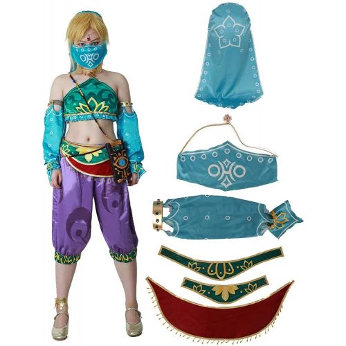  할로윈 용품miccostumes Womens Gerudo Link Costume Cosplay Outfit Halloween