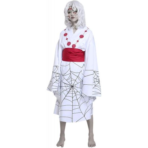  할로윈 용품miccostumes Womens Twelve Demon Moons Rui Cosplay Costume Kimono Outfit