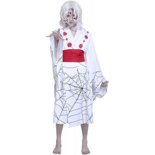  할로윈 용품miccostumes Womens Twelve Demon Moons Rui Cosplay Costume Kimono Outfit