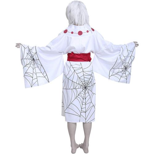  할로윈 용품miccostumes Womens Twelve Demon Moons Rui Cosplay Costume Kimono Outfit