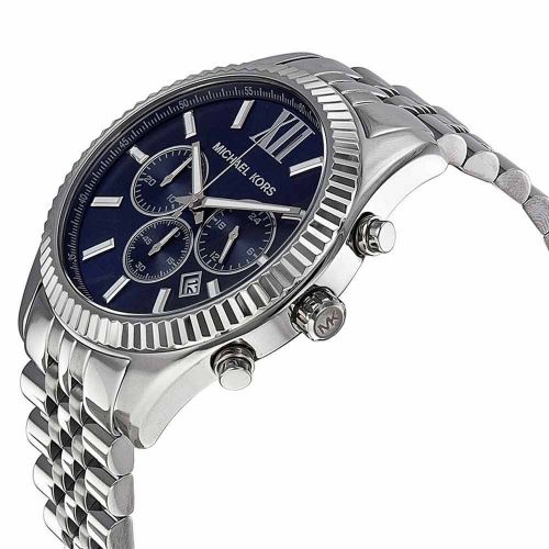  Michael Kors Mens MK8280 Lexington Blue Dial Chronograph Watch by Michael Kors