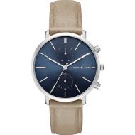 Michael Kors Mens MK8540 Jaryn Chronograph Blue Dial Tan Leather Watch by Michael Kors