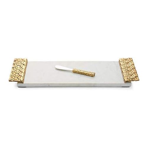  Michael Aram 174915 Palm Cutting Board, Gold