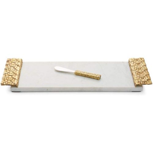  Michael Aram 174915 Palm Cutting Board, Gold