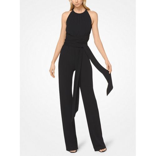 마이클 코어스 Michael Kors Collection Matte-Jersey Halter Jumpsuit