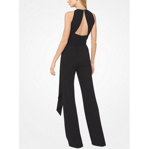 마이클 코어스 Michael Kors Collection Matte-Jersey Halter Jumpsuit