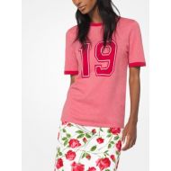 Michael Kors Collection Melange Cotton 1981 Varsity Tee