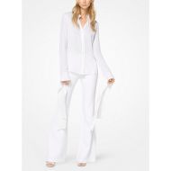 Michael Kors Collection Double Crepe-Sable Flared Trousers
