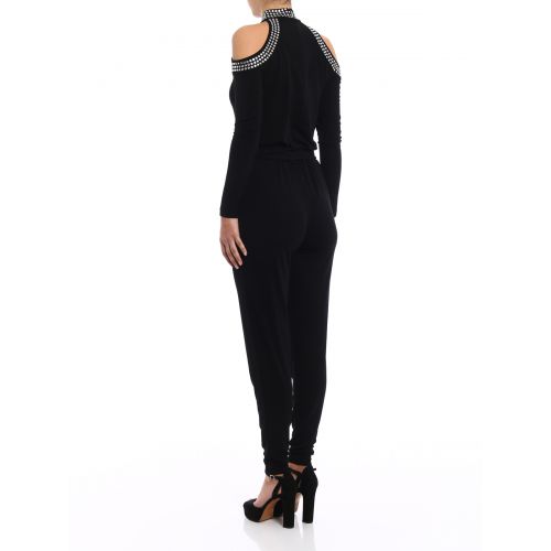 마이클 코어스 Michael Kors Embellished belted jersey jumpsuit