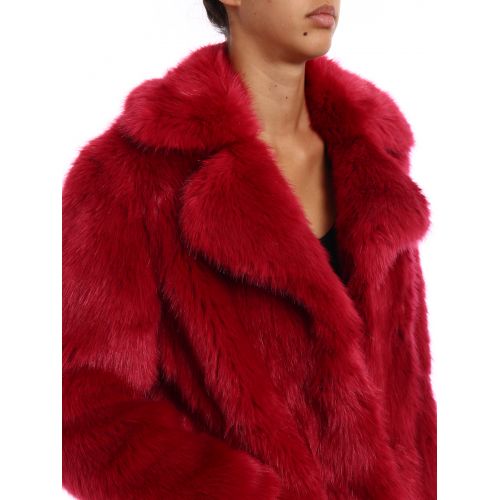 마이클 코어스 Michael Kors Faux fur over short coat
