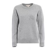 Michael Kors Rhinestone-stars over sweatshirt