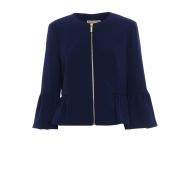 Michael Kors Flounced soft cady jacket