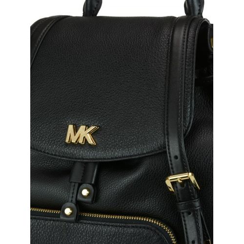 마이클 코어스 Michael Kors Mott black leather medium backpack