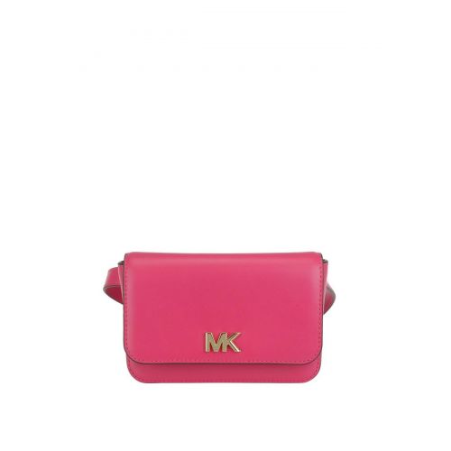 마이클 코어스 Michael Kors Mott pink leather belt bag