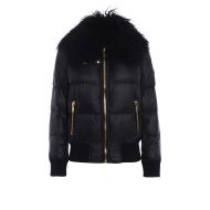 Michael Kors Mongolian fur collar puffer jacket