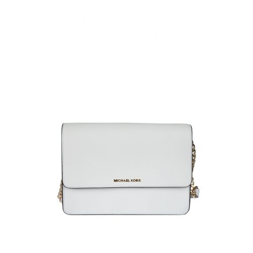 마이클 코어스 Michael Kors Daniela large white cross body bag