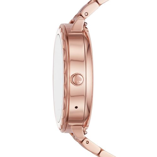마이클 코어스 Michael Kors Kate Spade New York Scallop Touchscreen Smartwatch, Rose Gold-tone Stainless Steel Bracelet, 42mm, KST2005