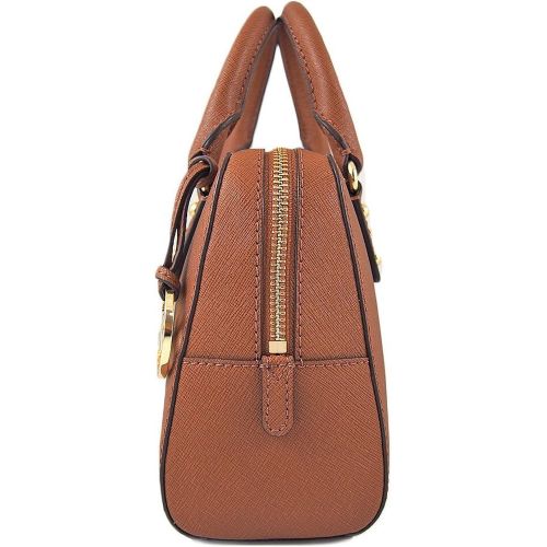 마이클 코어스 Michael Kors Saffiano Leather MINI Satchel in Luggage Brown