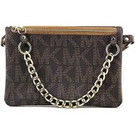 Michael Kors Brown MK Signature Fanny Pack Belt Bag