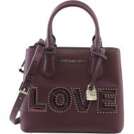 Michael Michael Kors Michael Kors Adele MD Leather Messenger Crossbody Bag (Love Merlot)